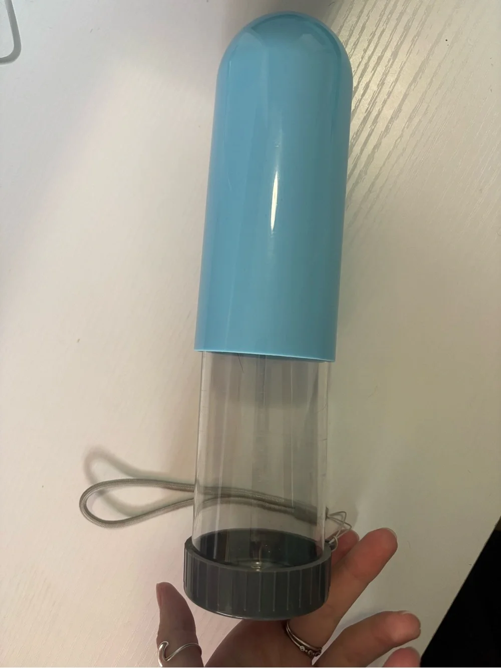 Portable Dog Water Bottle - Light Blue
